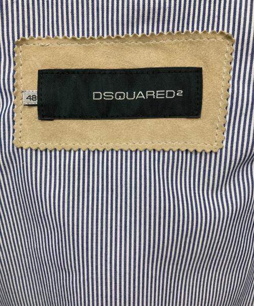 DSQUARED2（ディースクエアード）DSQUARED2 (ディースクエアード) スエードジャケット ベージュ サイズ:48の古着・服飾アイテム