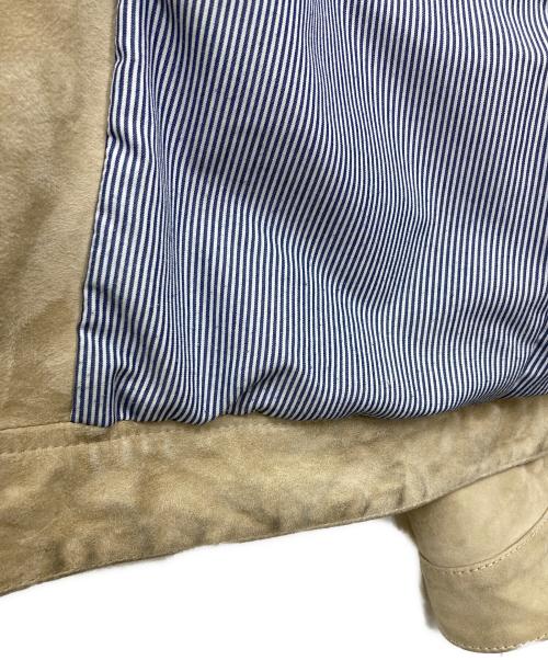 DSQUARED2（ディースクエアード）DSQUARED2 (ディースクエアード) スエードジャケット ベージュ サイズ:48の古着・服飾アイテム