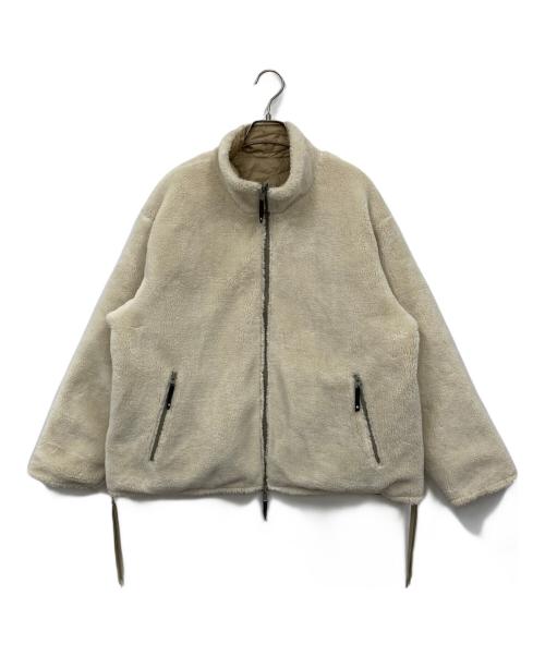 CONVERSE TOKYO（コンバーストウキョウ）CONVERSE TOKYO (コンバーストウキョウ) TAION (タイオン) MILITARY STAR QUILTING ＆ BOA REVERSIBLE STAND JACKET ベージュ サイズ:2の古着・服飾アイテム