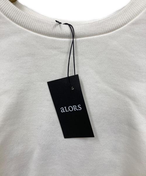 ALORS（アロー）aLORS (アロー) スウェット ホワイト サイズ:Free  未使用品の古着・服飾アイテム
