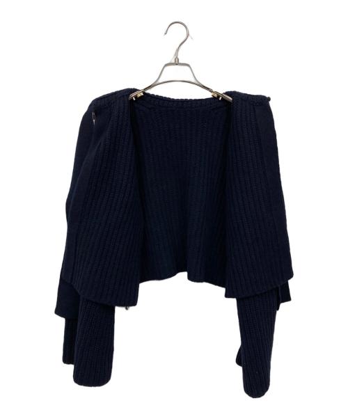 ALORS（アロー）aLORS (アロー) カーディガン ネイビー サイズ:1 未使用品の古着・服飾アイテム