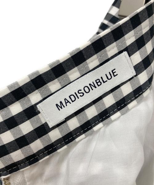 MADISON BLUE（マディソンブルー）MADISON BLUE (マディソンブルー) チェックスカート ホワイト×ネイビー サイズ:1の古着・服飾アイテム