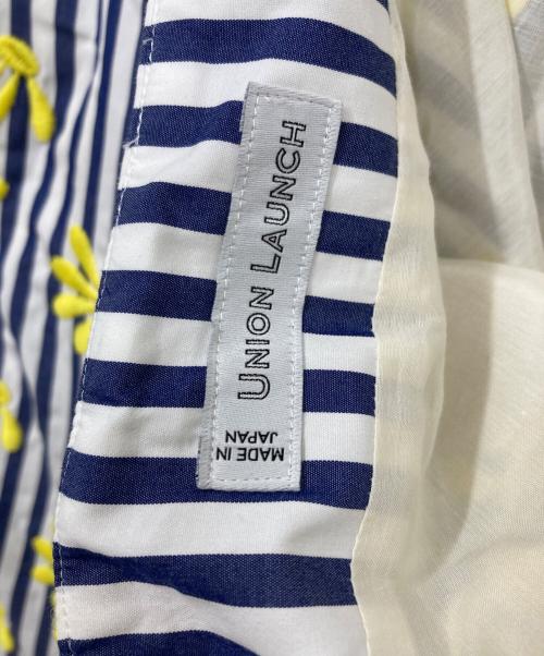UNION LAUNCH（ユニオンランチ）UNION LAUNCH (ユニオンランチ) スカート ホワイト×ネイビー サイズ:SMALL 未使用品の古着・服飾アイテム