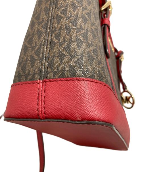 MICHAEL KORS（マイケルコース）MICHAEL KORS (マイケルコース) 2WAYバッグ レッドの古着・服飾アイテム