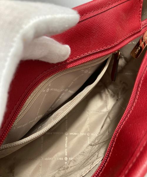 MICHAEL KORS（マイケルコース）MICHAEL KORS (マイケルコース) 2WAYバッグ レッドの古着・服飾アイテム