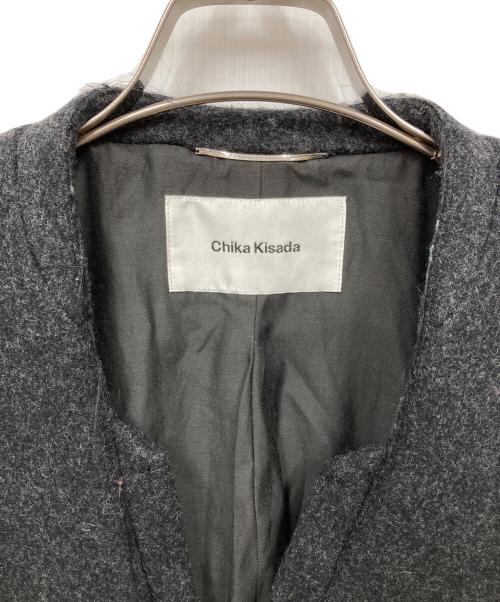Chika Kisada（チカ キサダ）Chika Kisada (チカ キサダ) コート グレー サイズ:2の古着・服飾アイテム