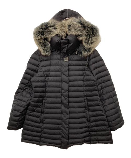 BALMAIN（バルマン）BALMAIN (バルマン) フォックスファー付きダウンコート ブラック サイズ:Mの古着・服飾アイテム