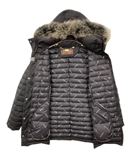 BALMAIN（バルマン）BALMAIN (バルマン) フォックスファー付きダウンコート ブラック サイズ:Mの古着・服飾アイテム