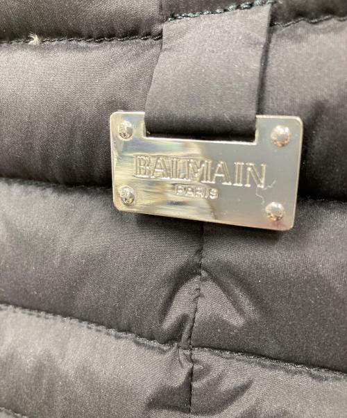 BALMAIN（バルマン）BALMAIN (バルマン) フォックスファー付きダウンコート ブラック サイズ:Mの古着・服飾アイテム