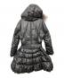 BALMAIN (バルマン) ラクーンファー付きベルテッドダウンコート ブラック サイズ:L：12000円