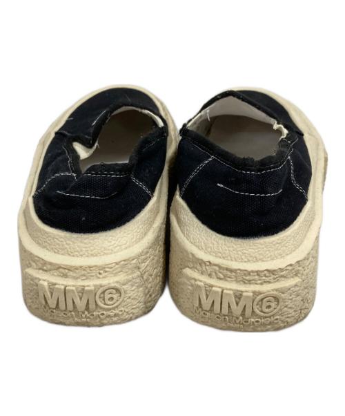MM6 Maison Margiela（エムエムシックスメゾンマルジェラ）MM6 Maison Margiela (エムエムシックスメゾンマルジェラ) スニーカー ブラック サイズ:25.5の古着・服飾アイテム