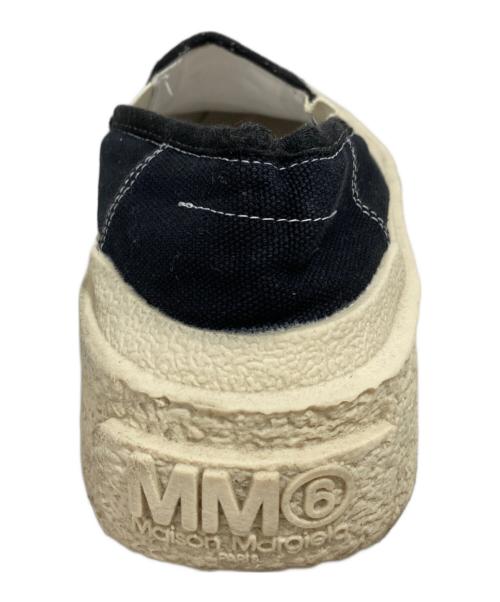 MM6 Maison Margiela（エムエムシックスメゾンマルジェラ）MM6 Maison Margiela (エムエムシックスメゾンマルジェラ) スニーカー ブラック サイズ:25.5の古着・服飾アイテム