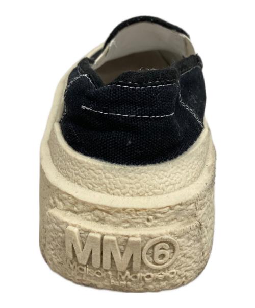 MM6 Maison Margiela（エムエムシックスメゾンマルジェラ）MM6 Maison Margiela (エムエムシックスメゾンマルジェラ) スニーカー ブラック サイズ:25.5の古着・服飾アイテム