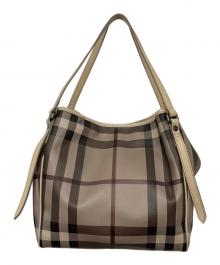 BURBERRY（バーバリー）の古着「ノバチェック ハンドバッグ」｜ベージュ