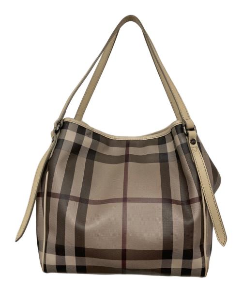BURBERRY（バーバリー）BURBERRY (バーバリー) ノバチェック ハンドバッグ ベージュの古着・服飾アイテム