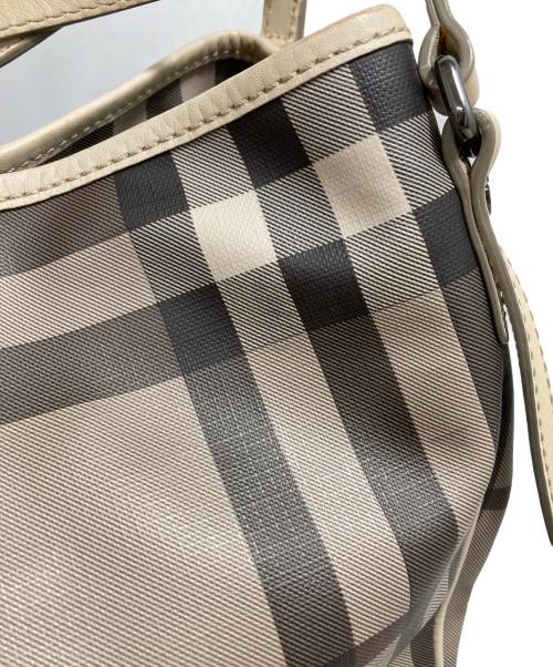 BURBERRY（バーバリー）BURBERRY (バーバリー) ノバチェック ハンドバッグ ベージュの古着・服飾アイテム
