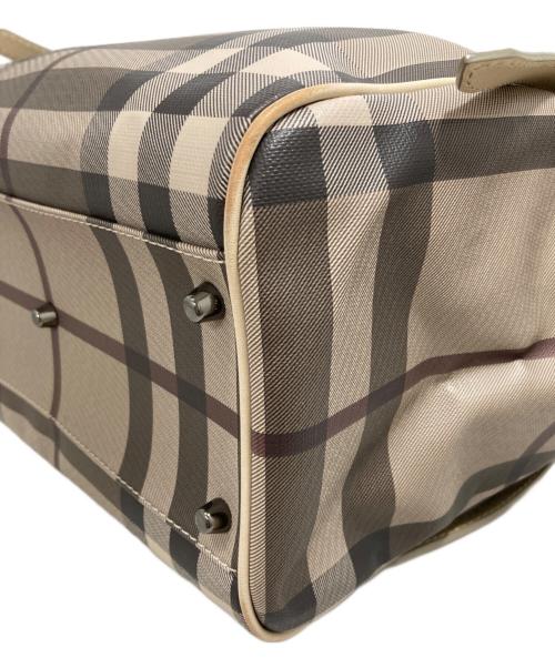 BURBERRY（バーバリー）BURBERRY (バーバリー) ノバチェック ハンドバッグ ベージュの古着・服飾アイテム