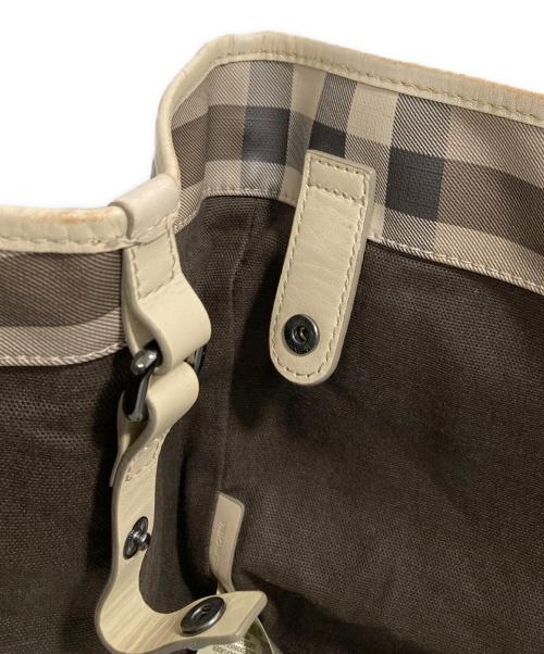BURBERRY（バーバリー）BURBERRY (バーバリー) ノバチェック ハンドバッグ ベージュの古着・服飾アイテム