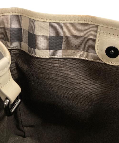 BURBERRY（バーバリー）BURBERRY (バーバリー) ノバチェック ハンドバッグ ベージュの古着・服飾アイテム