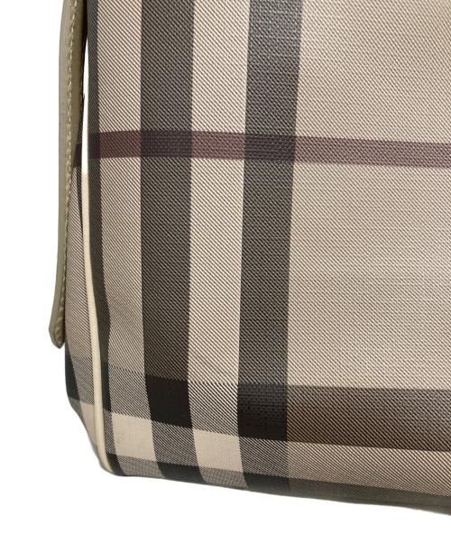 BURBERRY（バーバリー）BURBERRY (バーバリー) ノバチェック ハンドバッグ ベージュの古着・服飾アイテム