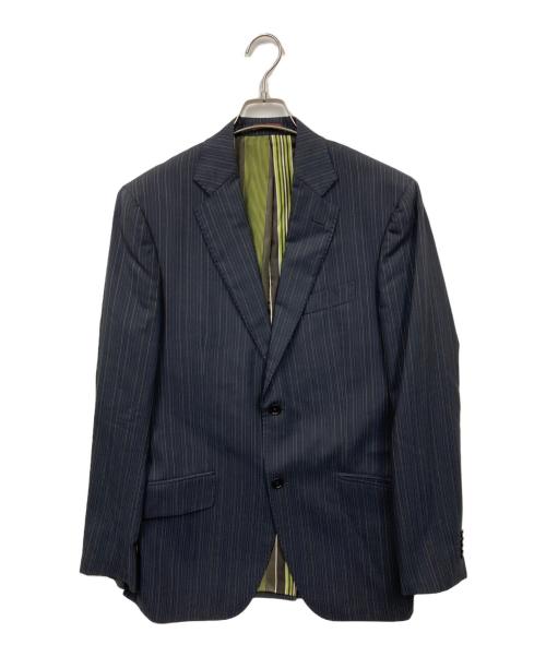 ETRO（エトロ）ETRO (エトロ) ストライプスーツ グレー サイズ:48の古着・服飾アイテム