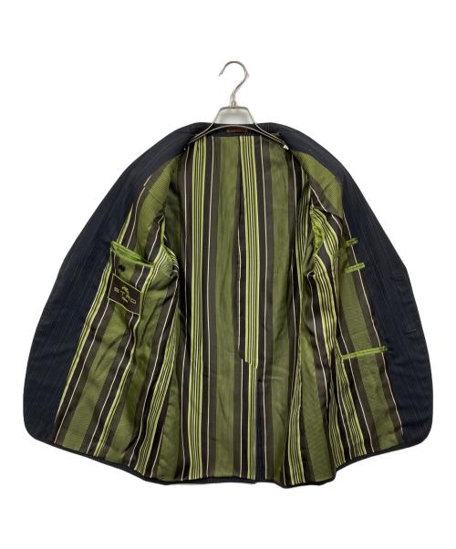 ETRO（エトロ）ETRO (エトロ) ストライプスーツ グレー サイズ:48の古着・服飾アイテム