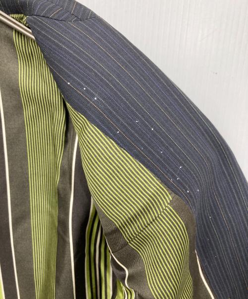 ETRO（エトロ）ETRO (エトロ) ストライプスーツ グレー サイズ:48の古着・服飾アイテム