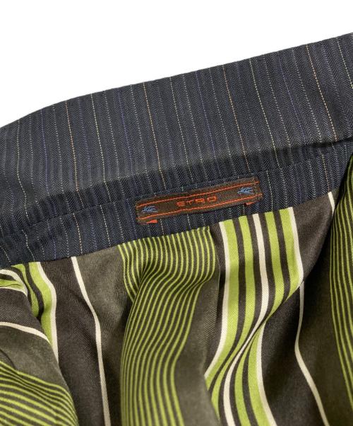 ETRO（エトロ）ETRO (エトロ) ストライプスーツ グレー サイズ:48の古着・服飾アイテム