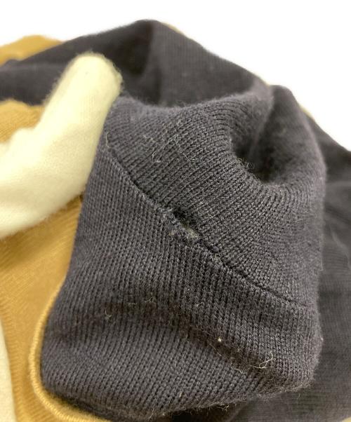Maison Margiela（メゾンマルジェラ）Maison Margiela (メゾンマルジェラ) ウールデストロイポロシャツ ネイビー サイズ:XSの古着・服飾アイテム