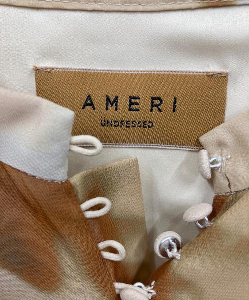 Ameri（アメリ）AMERI (アメリ) UNDRESSED AMELIA INK ART DRESSワンピース ベージュ サイズ:Sの古着・服飾アイテム