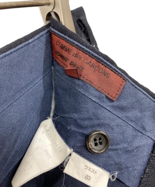 COMME des GARCONS HOMME DEUX（コムデギャルソン オム ドゥ）COMME des GARCONS HOMME DEUX (コムデギャルソン オム ドゥ) スラックス ネイビー サイズ:Xの古着・服飾アイテム