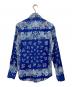 ETRO (エトロ) 柄シャツ ブルー サイズ:S：8000円