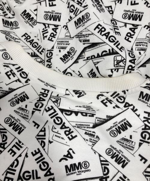 MM6 Maison Margiela（エムエムシックスメゾンマルジェラ）MM6 Maison Margiela (エムエムシックスメゾンマルジェラ) スウェット ホワイト サイズ:16の古着・服飾アイテム