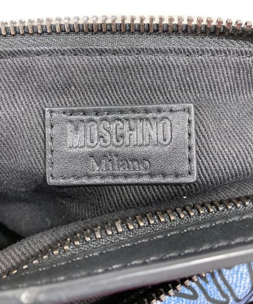 MOSCHINO（モスキーノ）MOSCHINO (モスキーノ) ボディーバッグ ブルーの古着・服飾アイテム