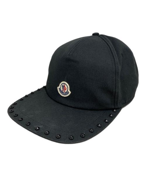 MONCLER（モンクレール）MONCLER (モンクレール) キャップ ブラック サイズ:Lの古着・服飾アイテム