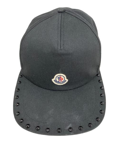 MONCLER（モンクレール）MONCLER (モンクレール) キャップ ブラック サイズ:Lの古着・服飾アイテム