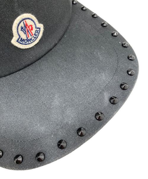 MONCLER（モンクレール）MONCLER (モンクレール) キャップ ブラック サイズ:Lの古着・服飾アイテム