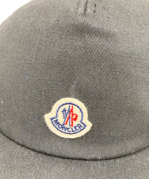 MONCLER（モンクレール）MONCLER (モンクレール) キャップ ブラック サイズ:Lの古着・服飾アイテム