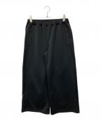 BLACK COMME des GARCONSブラックコムデギャルソン）の古着「エステルチャージフレアパンツ」｜ブラック