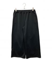 BLACK COMME des GARCONS（ブラックコムデギャルソン）の古着「エステルチャージフレアパンツ」｜ブラック