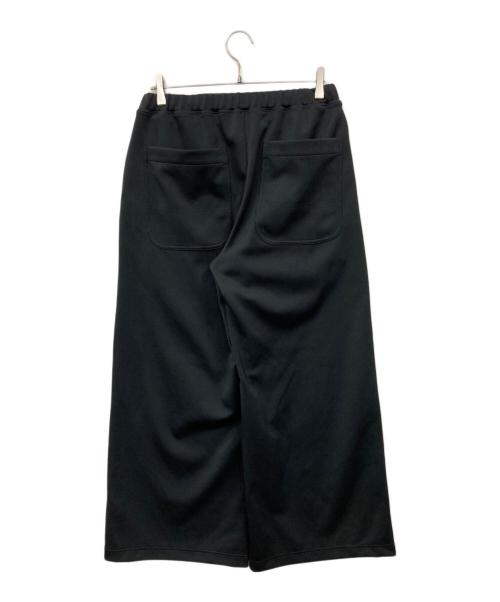 BLACK COMME des GARCONS（ブラックコムデギャルソン）BLACK COMME des GARCONS (ブラックコムデギャルソン) エステルチャージフレアパンツ ブラック サイズ:Lの古着・服飾アイテム