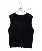 HOMME PLISSE ISSEY MIYAKEオム プリッセ イッセイ ミヤケ）の古着「MONTHLY COLORS JUNEタンクトップ」｜ブラック