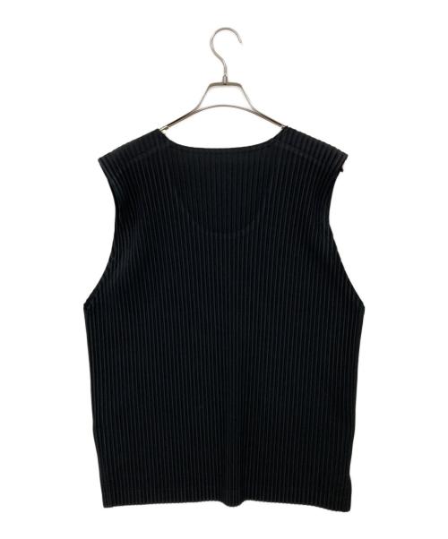 HOMME PLISSE ISSEY MIYAKE（オム プリッセ イッセイ ミヤケ）HOMME PLISSE ISSEY MIYAKE (オム プリッセ イッセイ ミヤケ) MONTHLY COLORS JUNEタンクトップ ブラック サイズ:3の古着・服飾アイテム