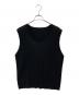 HOMME PLISSE ISSEY MIYAKE（オム プリッセ イッセイ ミヤケ）の古着「MONTHLY COLORS JUNEタンクトップ」｜ブラック