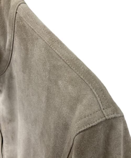 EMMETI（エンメティ）EMMETI (エンメティ) スウェードジャケット ベージュ サイズ:54の古着・服飾アイテム
