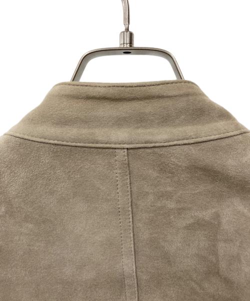 EMMETI（エンメティ）EMMETI (エンメティ) スウェードジャケット ベージュ サイズ:54の古着・服飾アイテム