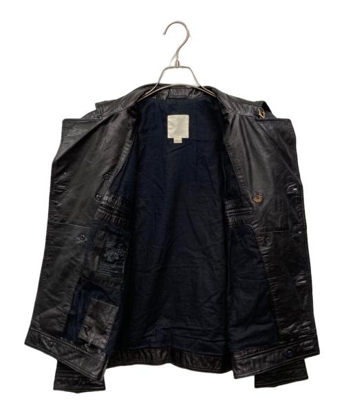 DIESEL（ディーゼル）DIESEL (ディーゼル) レザージャケット ブラック サイズ:Sの古着・服飾アイテム