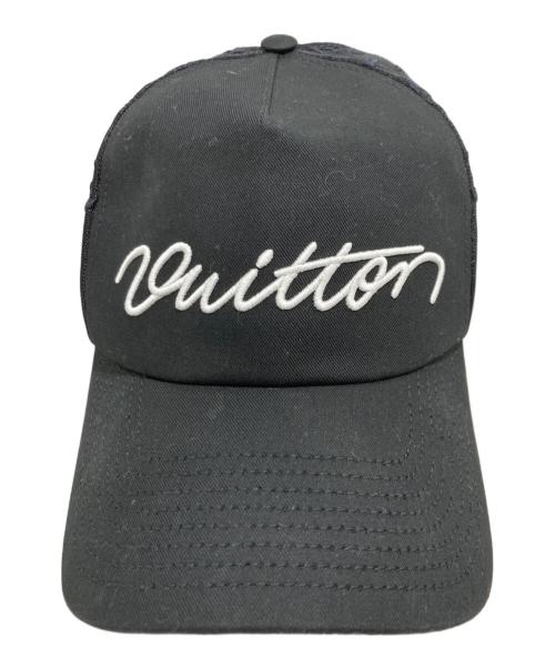 LOUIS VUITTON（ルイ ヴィトン）LOUIS VUITTON (ルイ ヴィトン) キャップ ブラックの古着・服飾アイテム