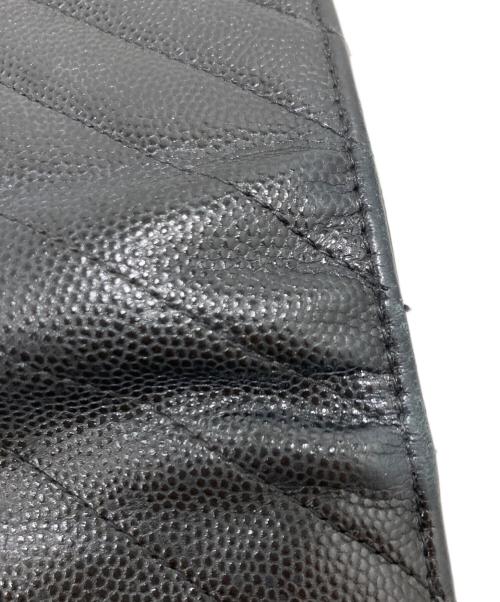 CHANEL（シャネル）CHANEL (シャネル) マトラッセロングフラップウォレット ブラックの古着・服飾アイテム