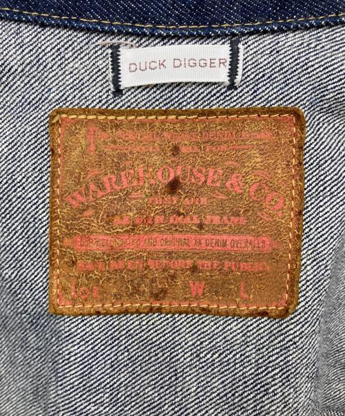 WAREHOUSE（ウエアハウス）WAREHOUSE (ウエアハウス) DUCK DIGGER 2001 デニムジャケット インディゴ サイズ:40の古着・服飾アイテム